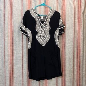 Black dress with detail